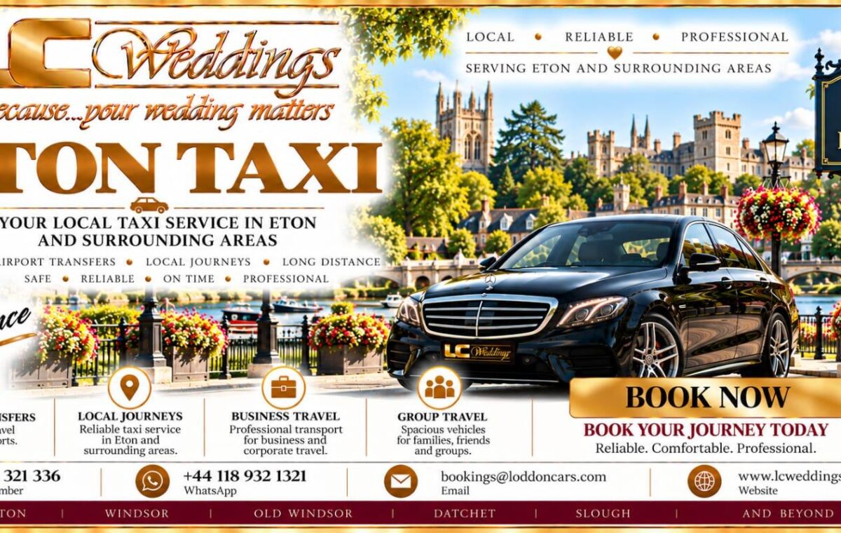 Eton taxi for local and wedding transport