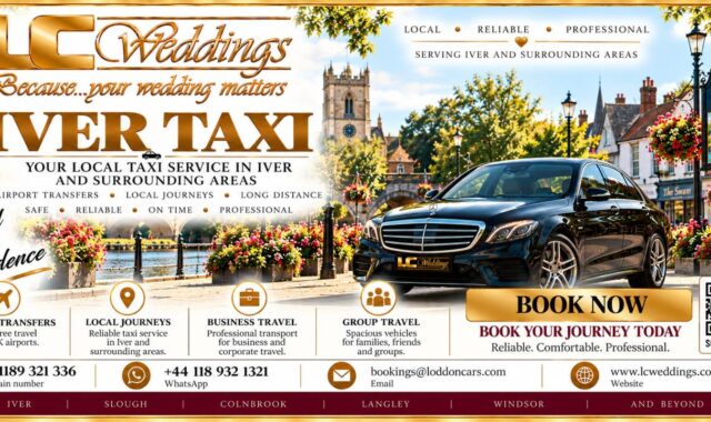 Iver taxi for local and wedding transport