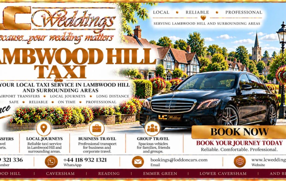 Lambwood Hill taxi for local and wedding transport