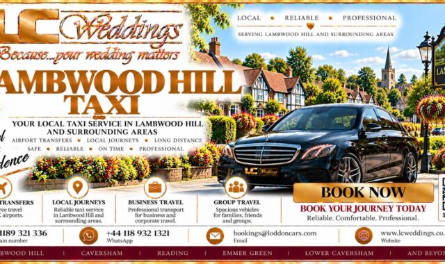 Lambwood Hill taxi for local and wedding transport