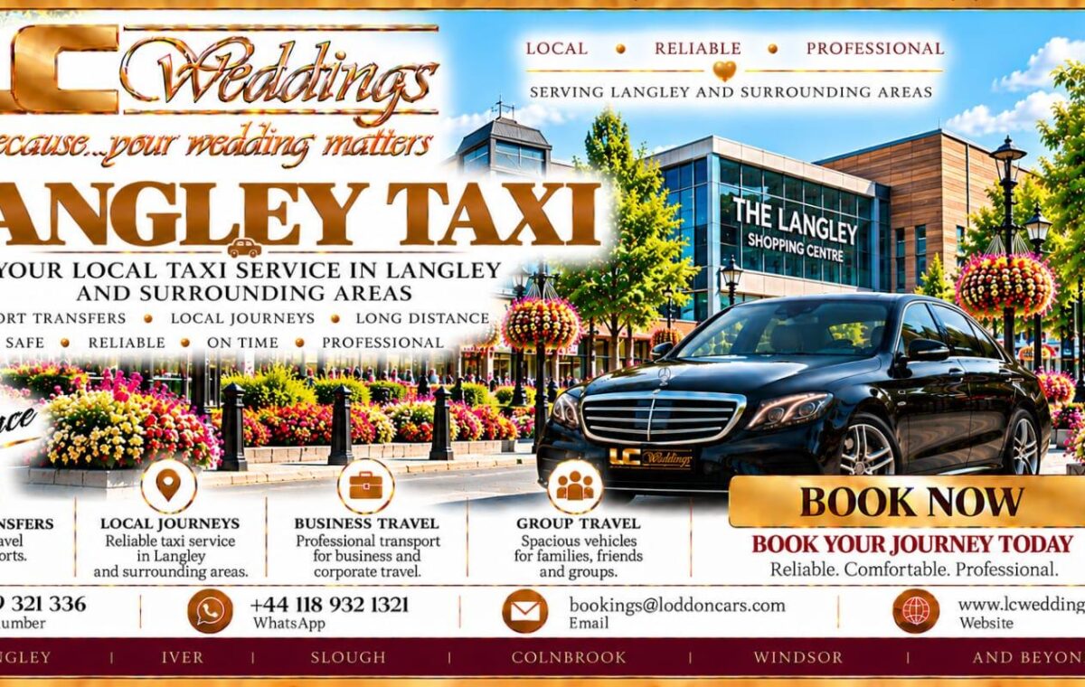 Langley taxi for local and wedding transport
