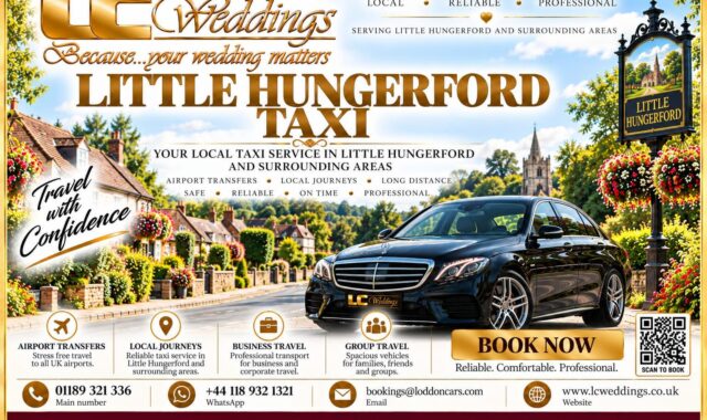 Little Hungerford taxi for local and wedding transport