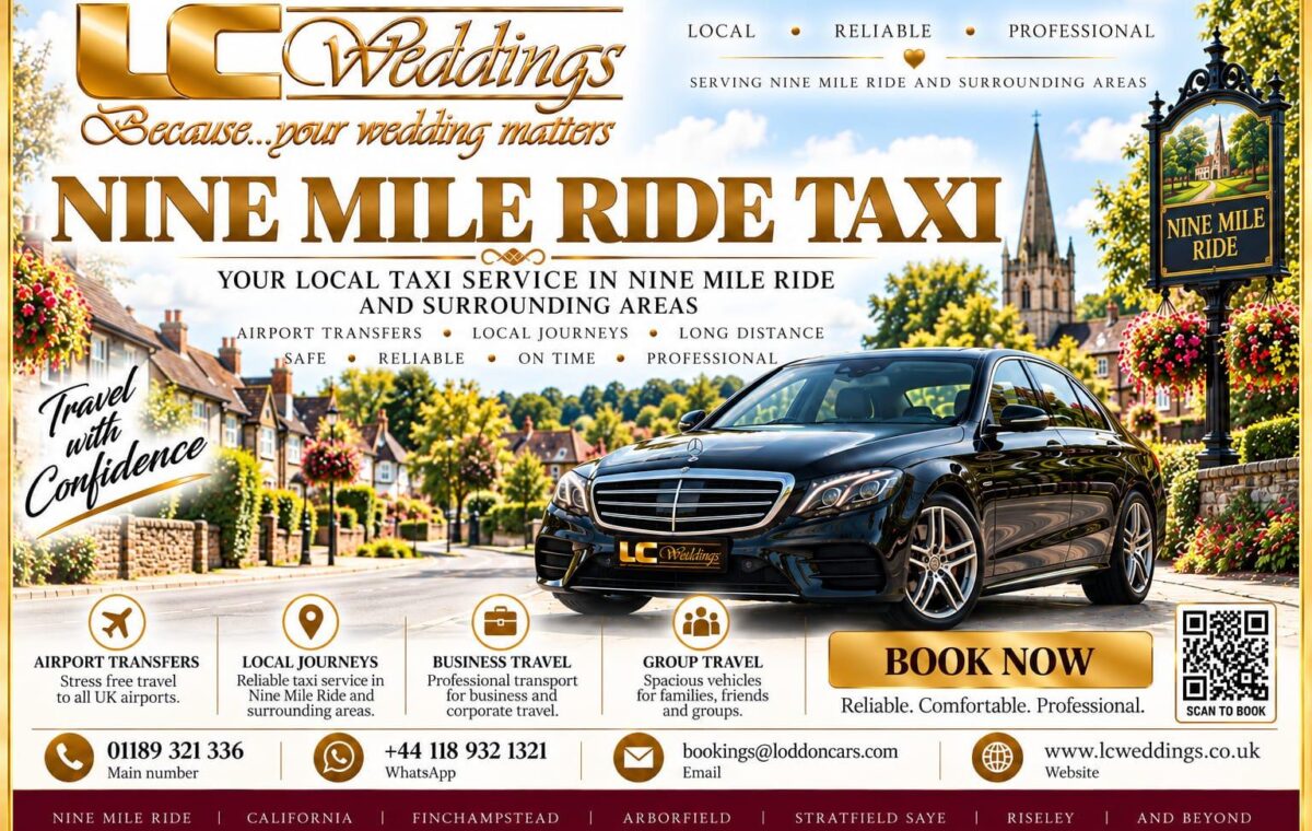 Nine Mile Ride taxi for local and wedding transport