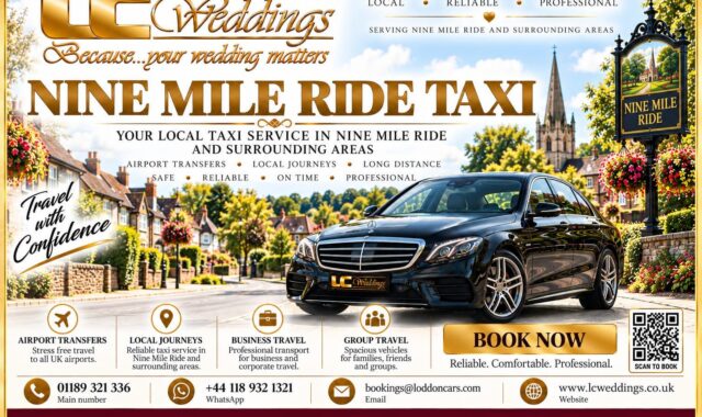 Nine Mile Ride taxi for local and wedding transport