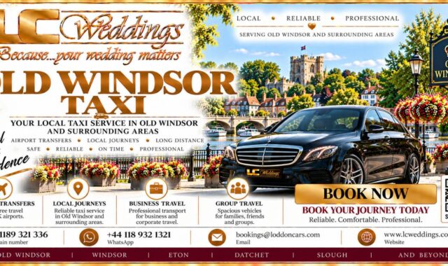 Old Windsor taxi for local and wedding transport