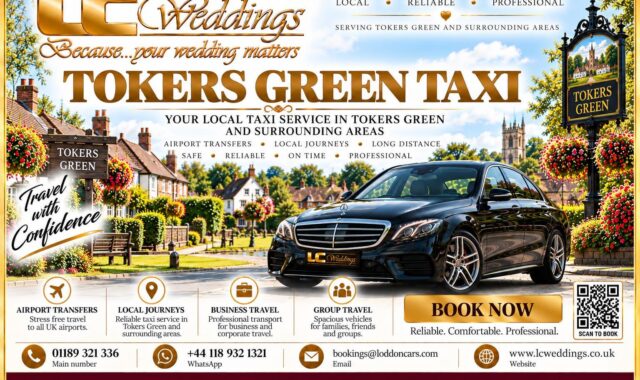 Tokers Green taxi for local and wedding transport