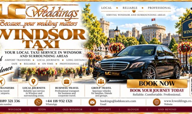 Windsor taxi for local and wedding transport