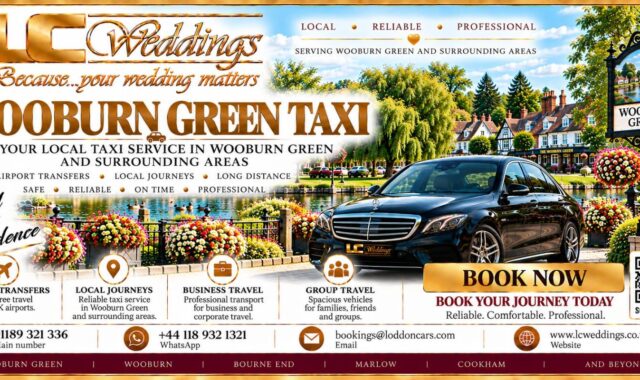 Wooburn Green taxi for local and wedding transport